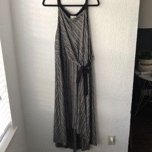 Anthropologie | Maeve Striped Asymmetrical Dress